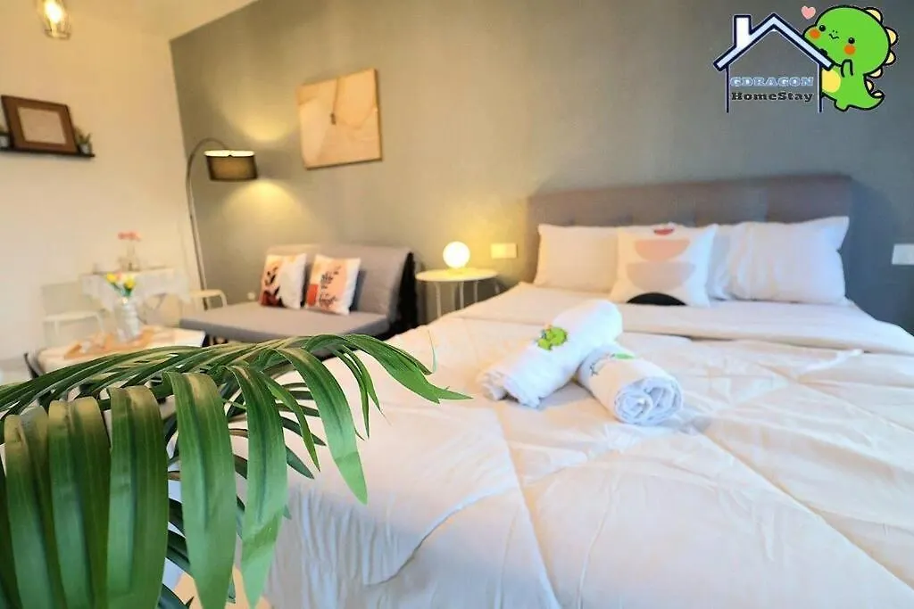 Central Park Lovely Cozy Studio Balcony By Gdragon Homestay Johor Bahru Malesia