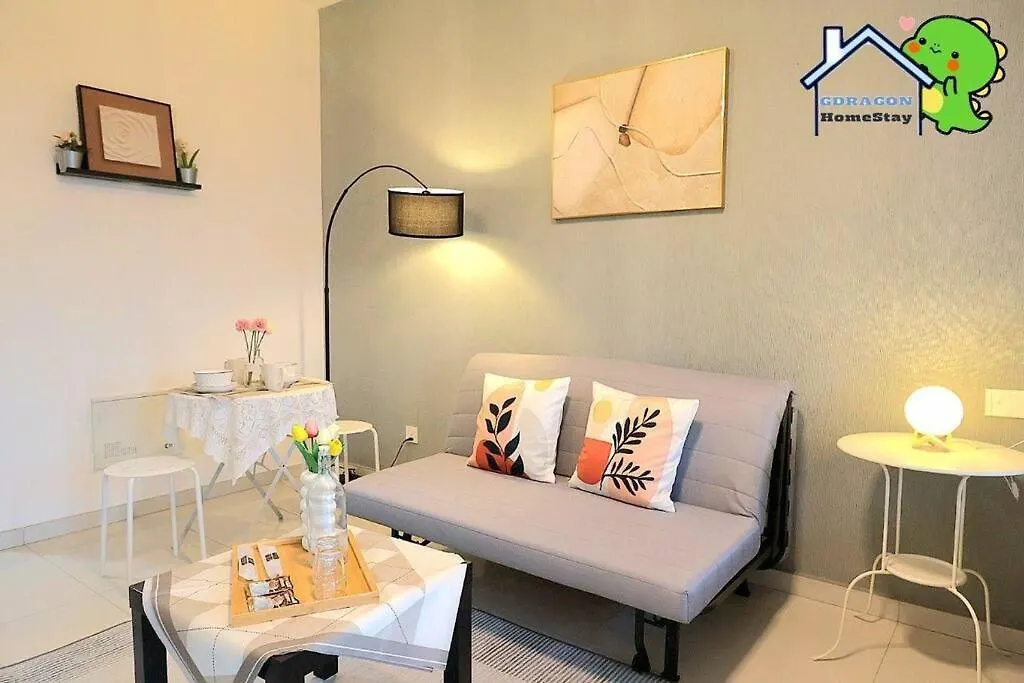 Central Park Lovely Cozy Studio Balcony By Gdragon Homestay Johor Bahru 0*,