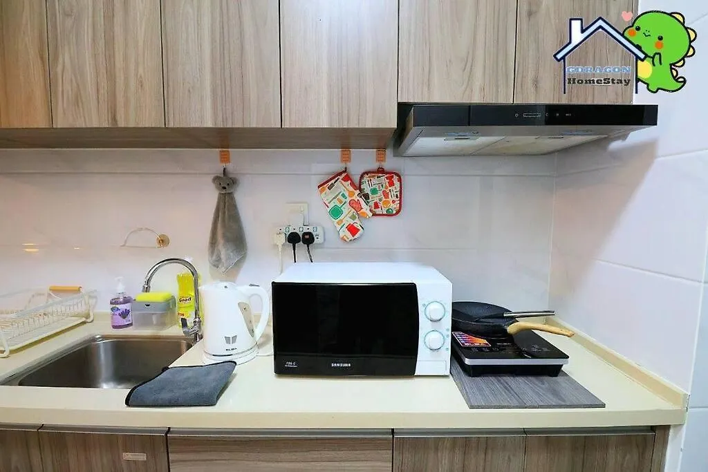 Central Park Lovely Cozy Studio Balcony By Gdragon Homestay Johor Bahru